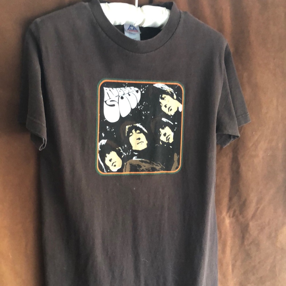 Beatles Men's Short Sleeve Graphic Tee - Brown